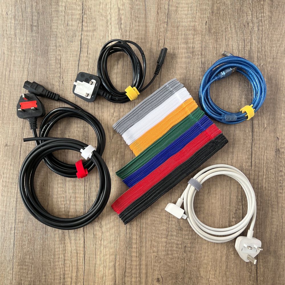 Filmsticks Kabelbinder mit Haken und Schlaufe - 15cm