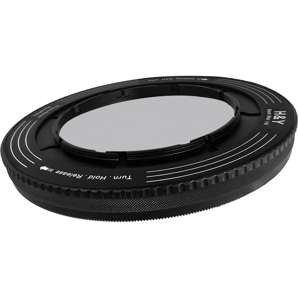H&Y RevoRing Schwarz promist 1/8 Filter (67-82mm)