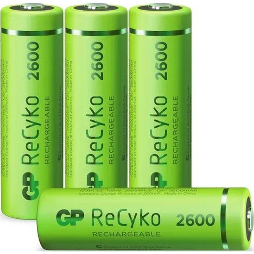 GP USB Akku-Ladegerät M451 inkl. 4 x RECYKO AA 2600 mAh
