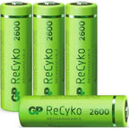 GP USB Akku-Ladegerät M451 inkl. 4 x RECYKO AA 2600 mAh