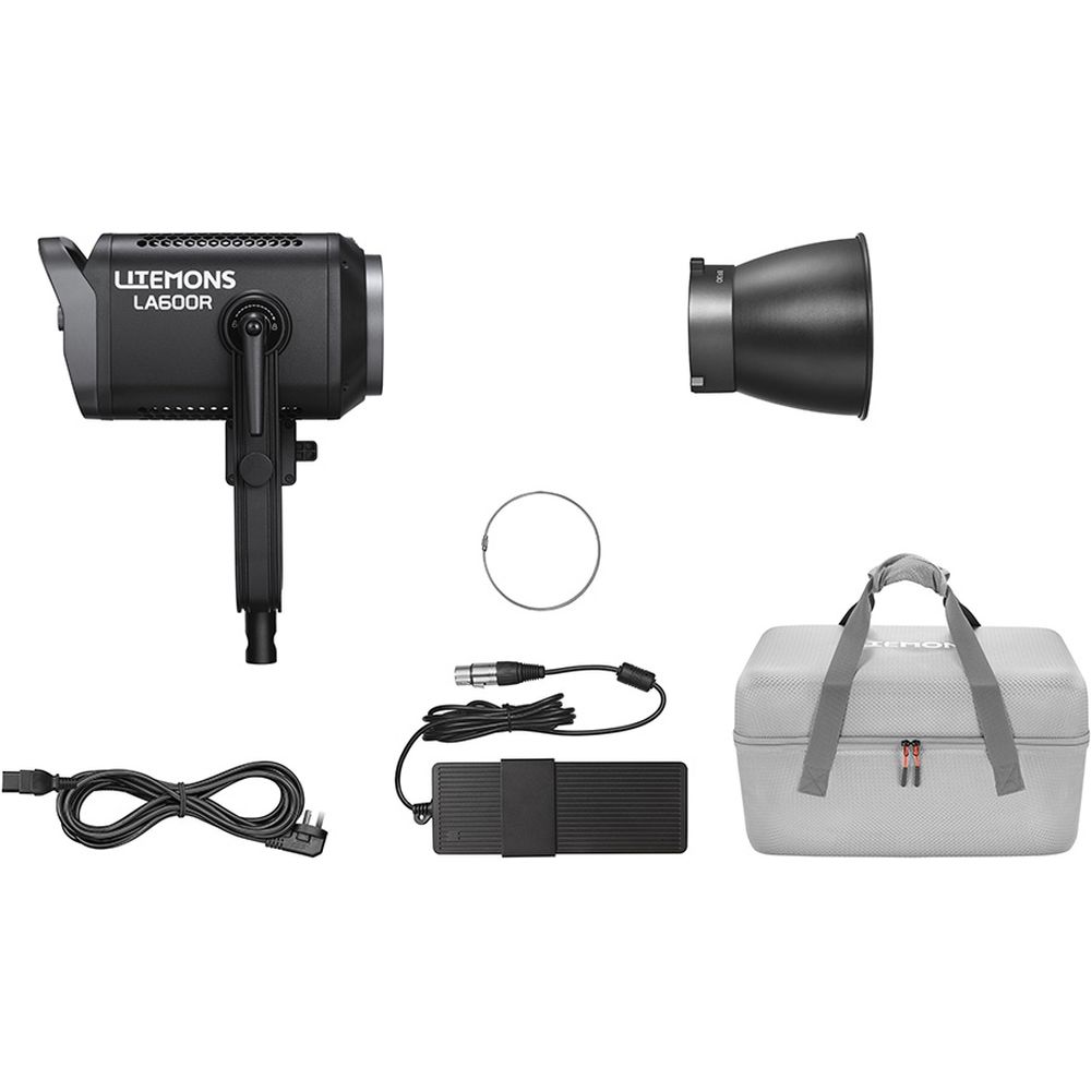 Godox Litemons LA600R RGB-LED-Videoleuchte mit Tragetasche (schwarz)
