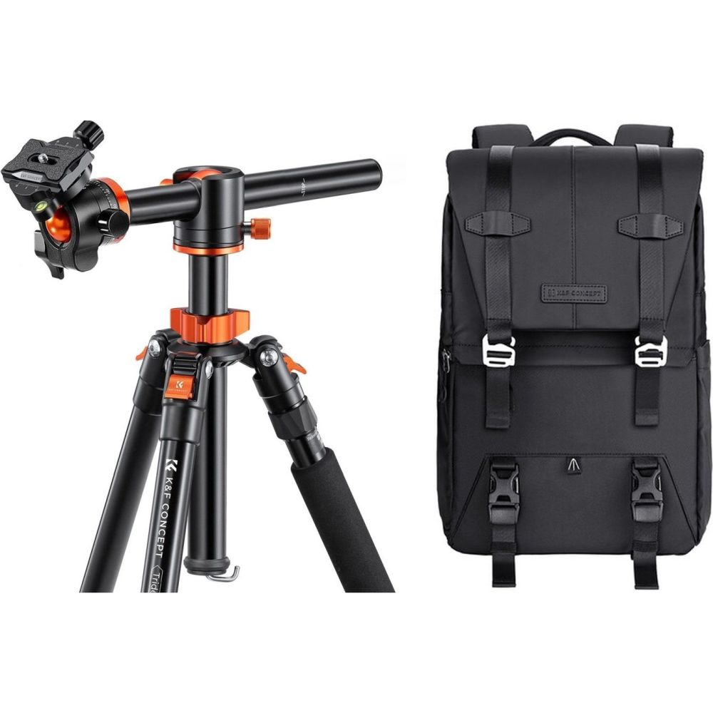 K&F Concept Kombi Stativ/Rucksack Trident-T Stativ + Concept Beta Backpack 20L schwarz
