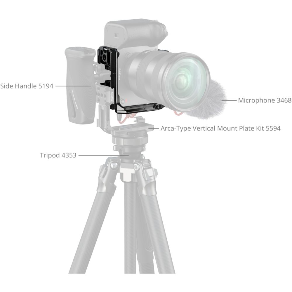 SmallRig 5591 Halbkäfig für Sony FX2