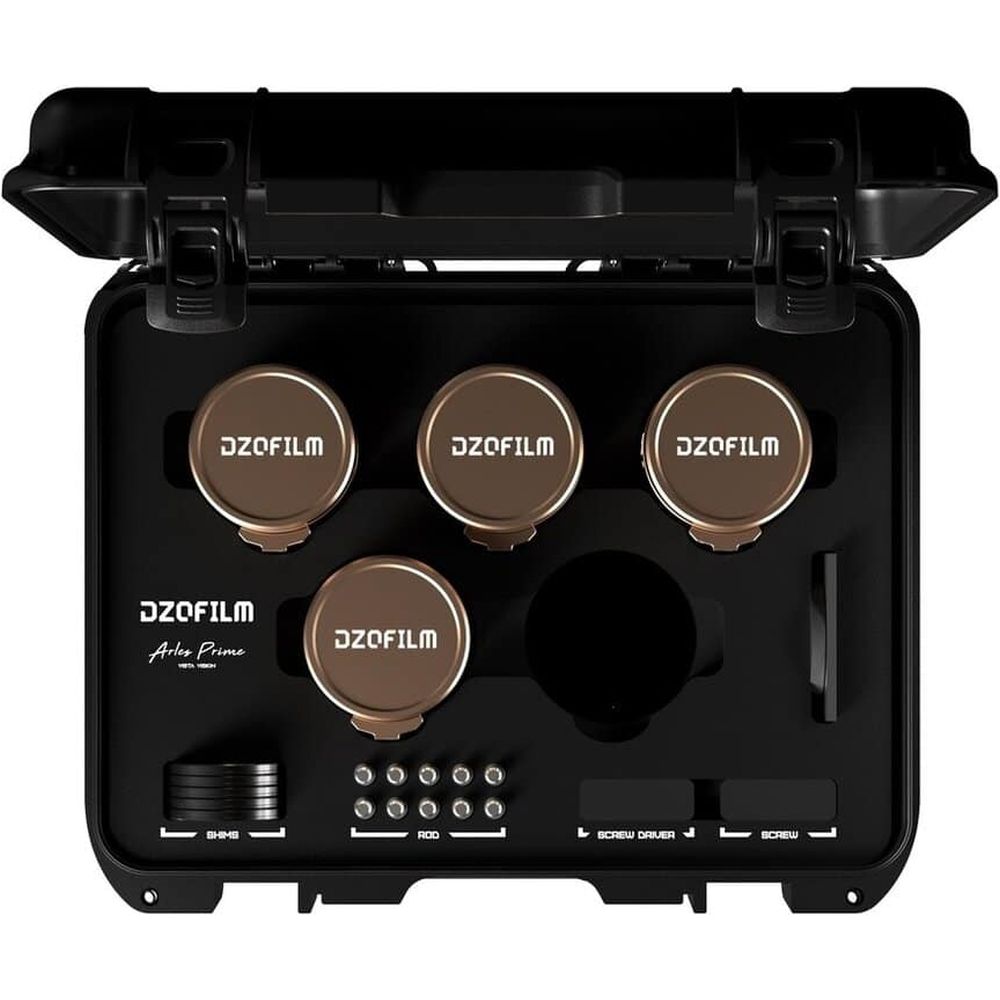 DZOFilm Arles Lustre 14/21/40/135/180mm FF/VV Prime Cine-Objektiv (PL-Halterung, Meter)