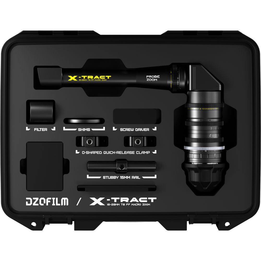 DZOFilm X-tract 18–28mm 360 Grad T8 FF Peri Probe Makro-Zoomobjektiv PL-Halterung (Meter)