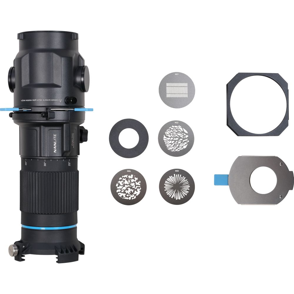 Nanlite Bowens Mount Projektionsaufsatz 25-45 Grad