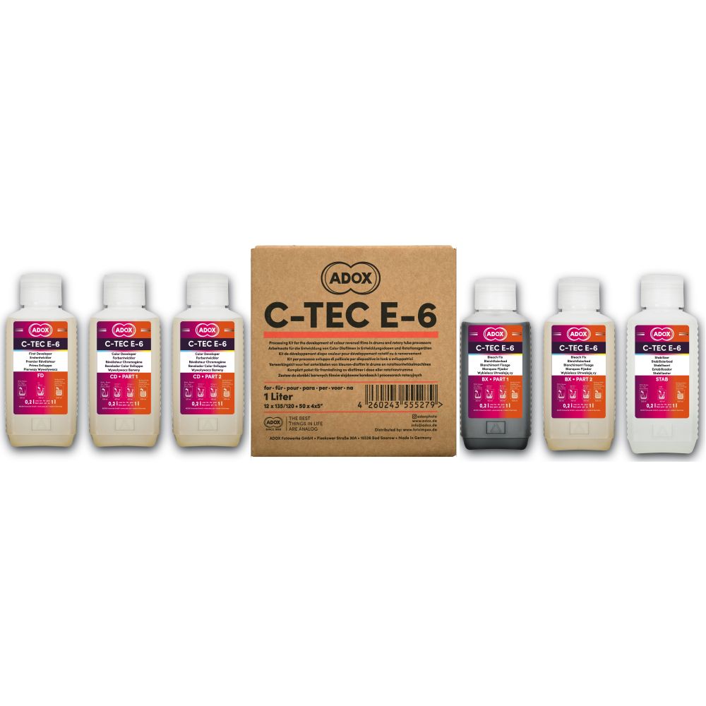 Adox C-tec E-6 3-bath kit for 12 films