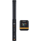 Comica VM40COMBO Kabelloses Richtmikrofon mit zwei Kanälen + 32 GB Onboard-Aufnahme