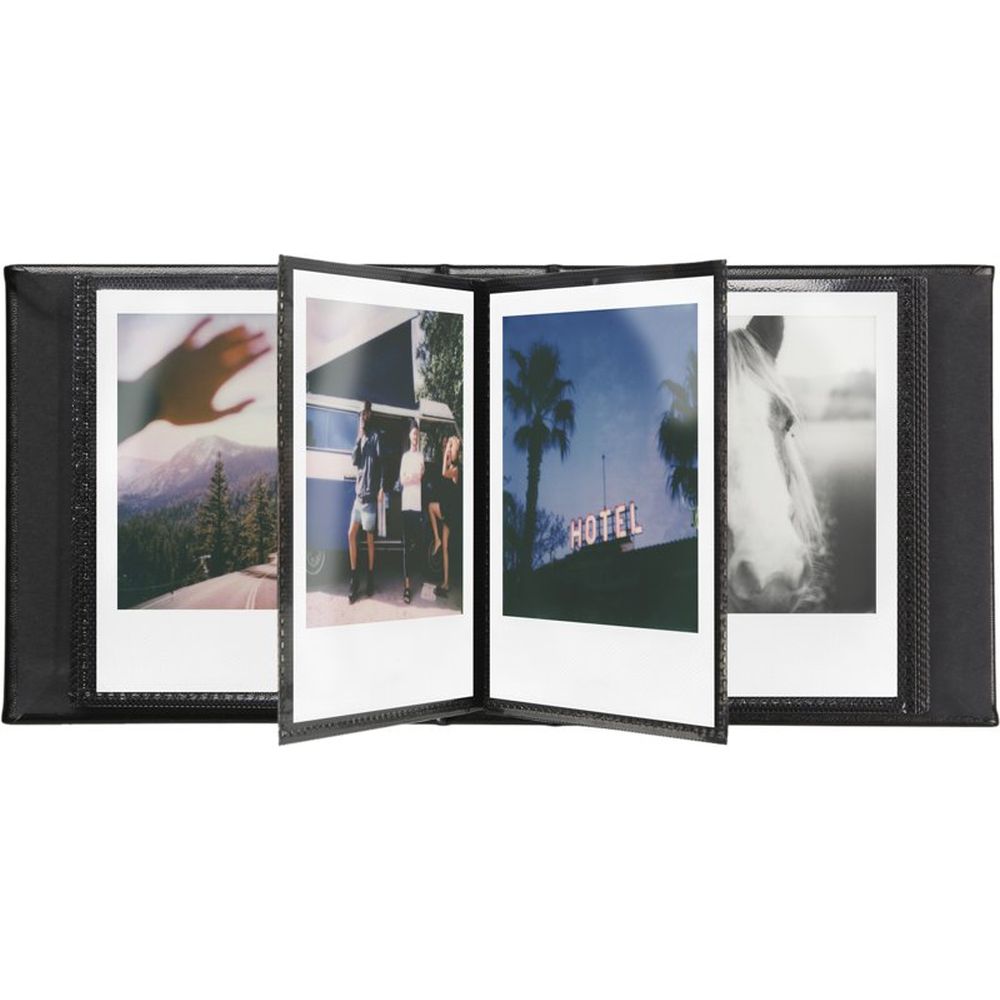 Polaroid Fotoalbum Schwarz Klein 40 Polaroid Bilder