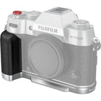 SmallRig 4713C L-förmige Montageplatte mit Silikongriff für FUJIFILM X-T50, silber