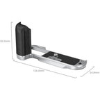 SmallRig 4713C L-förmige Montageplatte mit Silikongriff für FUJIFILM X-T50, silber