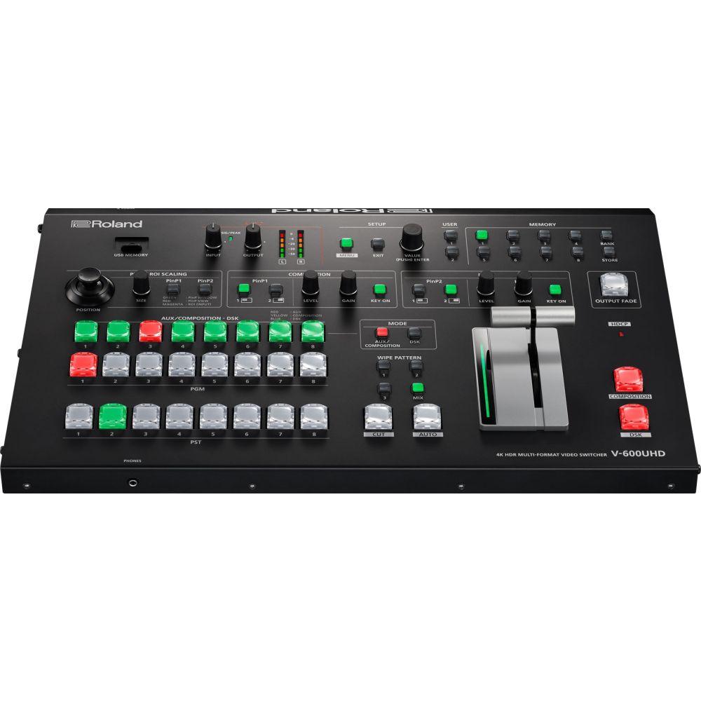 Roland V-600UHD 4K HDR Multiformat-Video-Switcher