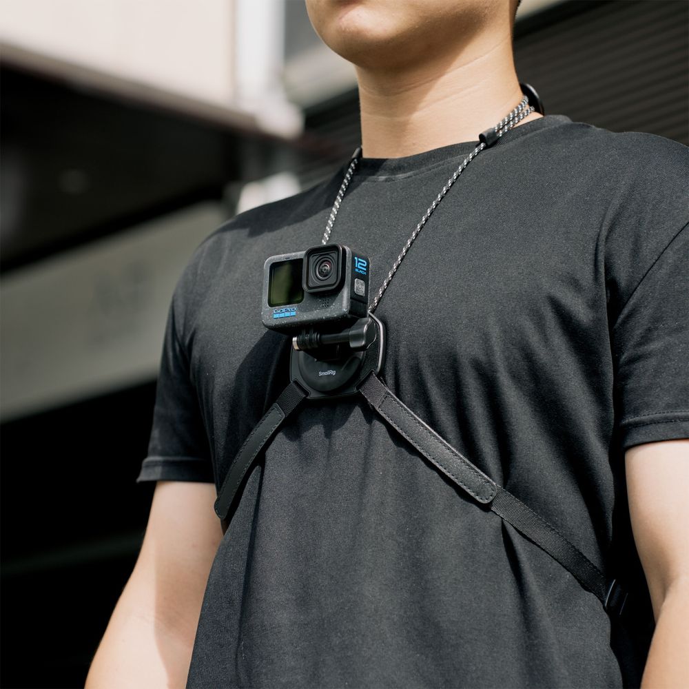 SmallRig 5360 Nackenstütze mit Schnellverschluss für Action-Kameras