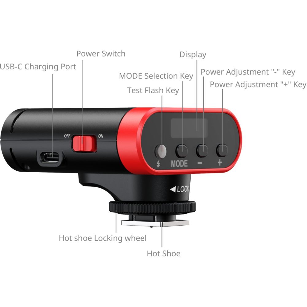 SmallRig 5374 RS20 Mini-Speedlite-Blitz