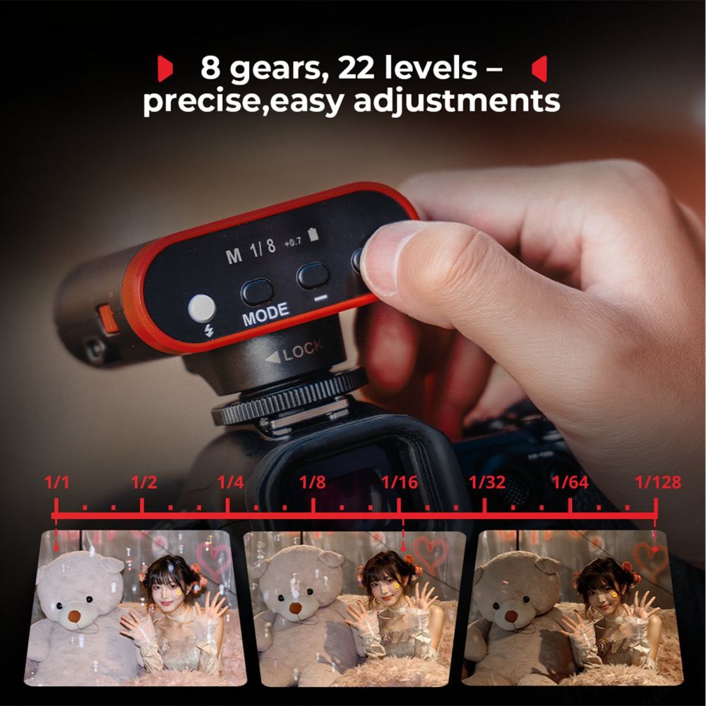 SmallRig 5374 RS20 Mini-Speedlite-Blitz