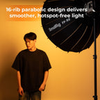SmallRig 5395 FP-90 Schnellaufbau-Falt-Parabol-Softbox
