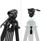 SmallRig 5443 FSD14 FreeSpeed Hochleistungs-Kohlefaserstativ