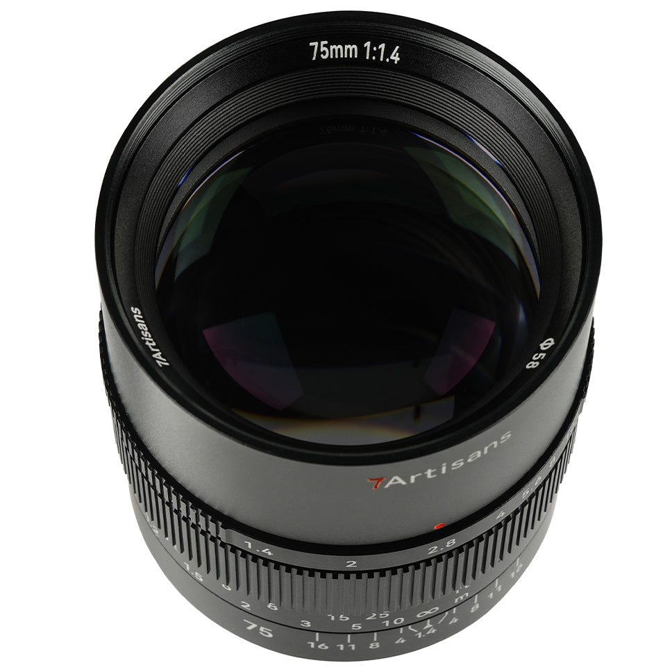 7artisans 75mm f/1.4 Canon RF - Schwarz