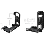 SmallRig 5594 Vertikale Montageplatte für Käfig mit Arca-Typ-Platte