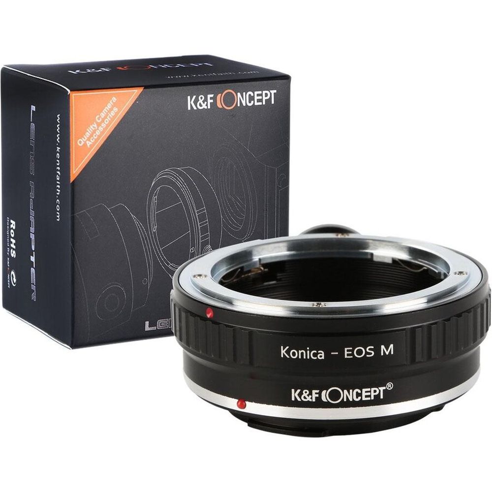 K&F Objektiv Adapter Konica AR - Canon EF-M (1/4" statief-mount)