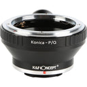 K&F Objektiv Adapter Konica AR - Pentax Q mit 1/4" statief-mount