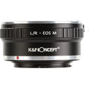 K&F Objektiv Adapter Leica R - Canon EOS M (EF-M)