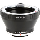 K&F Objektiv Adapter Olympus OM - Pentax Q (mit statief-mount)
