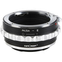K&F Objektivadapter Pentax K/DA - Sony E-Mount
