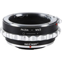 K&F Objektivadapter Pentax K/DA - Micro 4/3