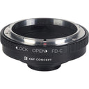 K&F Objektiv Adapter Canon FD - C-Mount
