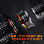 K&F Objektiv Adapter Pentax K - Sony E-Mount (PRO)