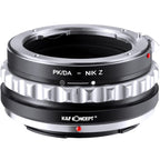 K&F Objektivadapter Rollei Pentax K/DA – Nikon Z