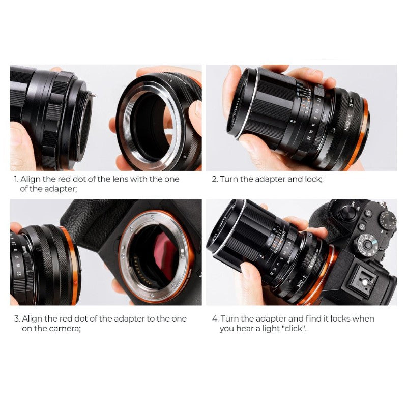 K&F Objektivadapter M42 – Sony E-Mount (IV PRO)