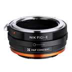 K&F Objektivadapter Nikon F (G-Typ) – Sony E-Mount (IV PRO)