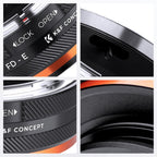 K&F Objektivadapter Canon FD – Sony E-Mount (IV PRO)