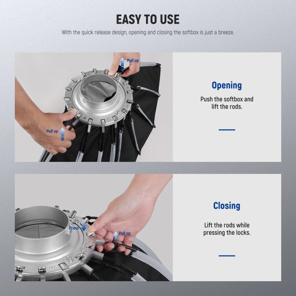 Neewer SF85Q 85 cm Parabol-Softbox