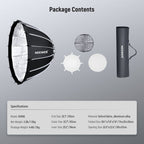 Neewer SF85Q 85 cm Parabol-Softbox