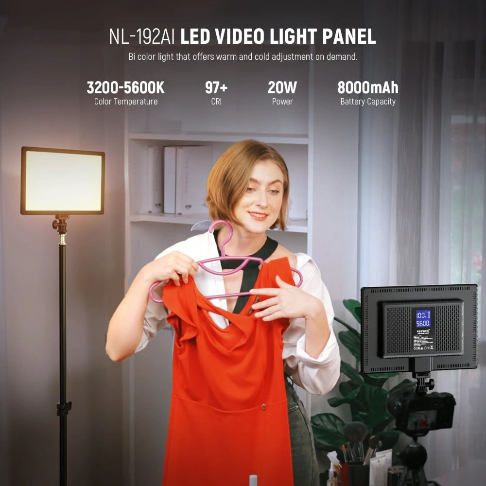 Neewer NL-192AI 20 W Bi-Color LED-Lichtpanel