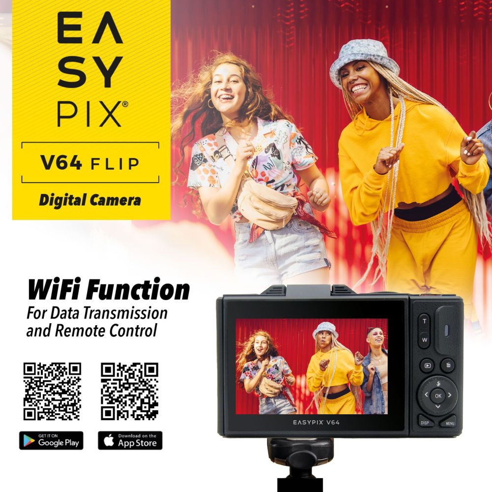 easypix V64 Flip Screen Kamera