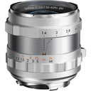 Thypoch Vollformat-Fotoobjektiv Simera 50mm f/1.4 für Nikon Z-Bajonett, silber