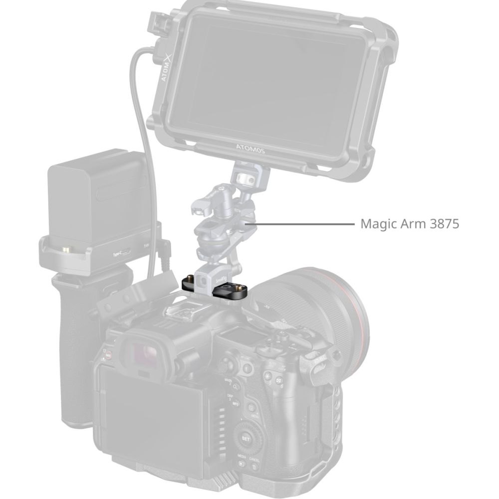 SmallRig 2172B Mini-Nato-Schiene mit Schnellverschluss (48mm)