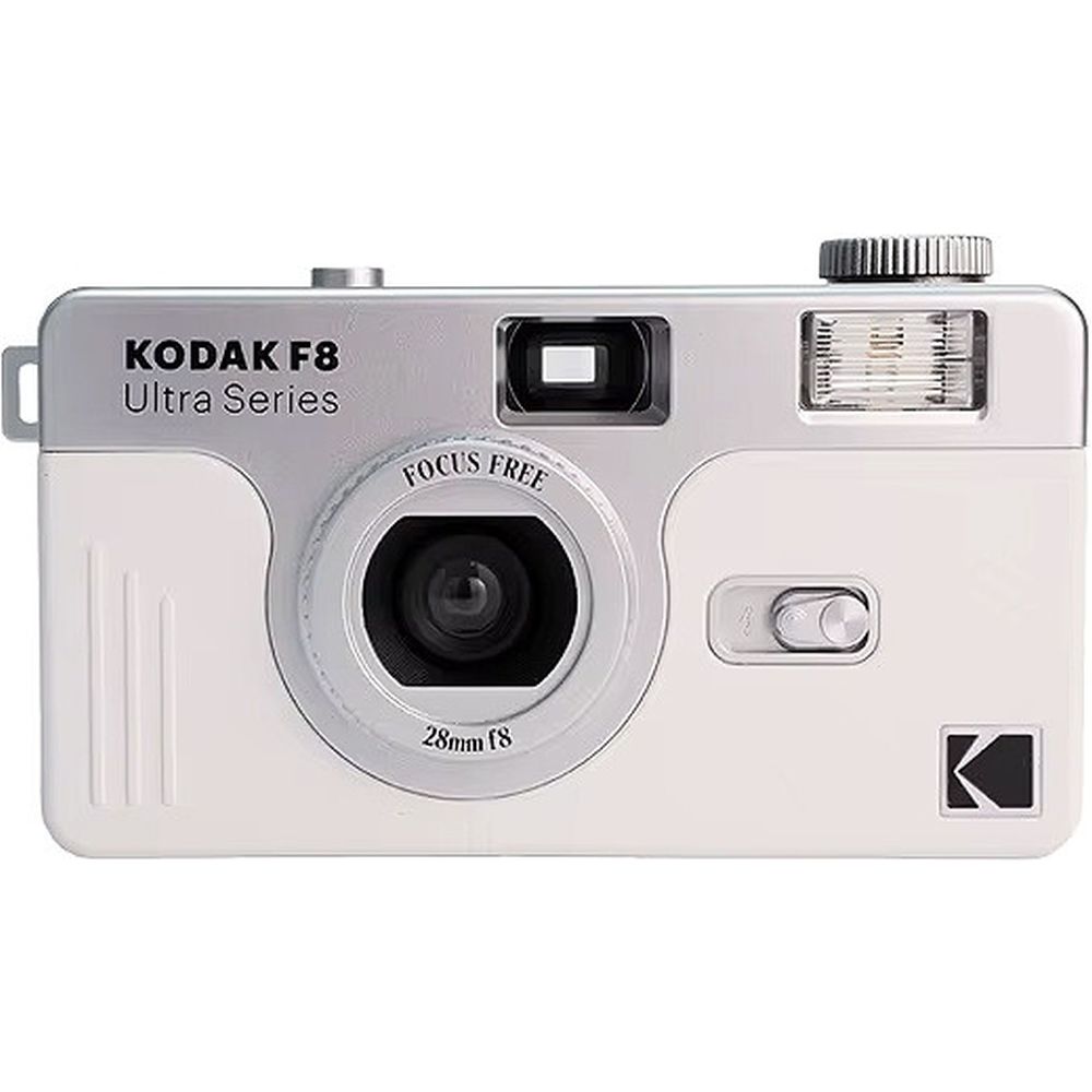 Kodak 35mm analoge wiederverwendbare Fotokamera f/8 weiß
