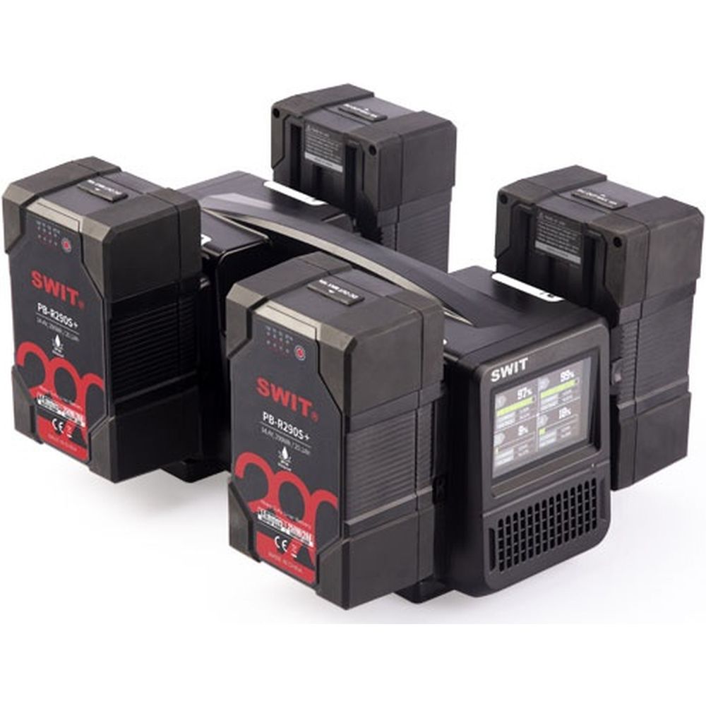 SWIT PC-P461S 4ch x max 6A Top Fast Simultaneous 14V/28V Charger V-mount