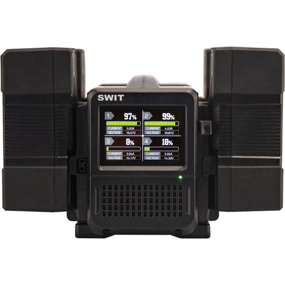 SWIT PC-P461S 4ch x max 6A Top Fast Simultaneous 14V/28V Charger V-mount