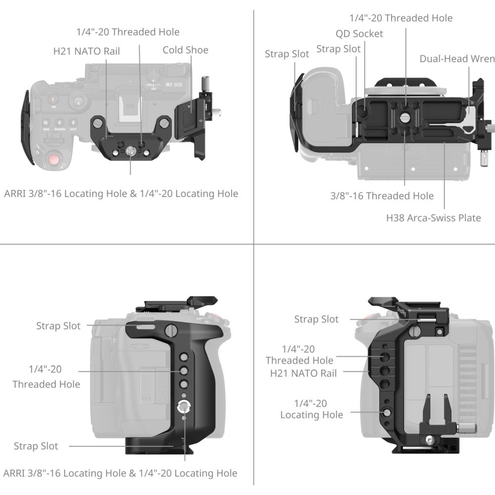 SmallRig 5656 Cage für Canon EOS C50