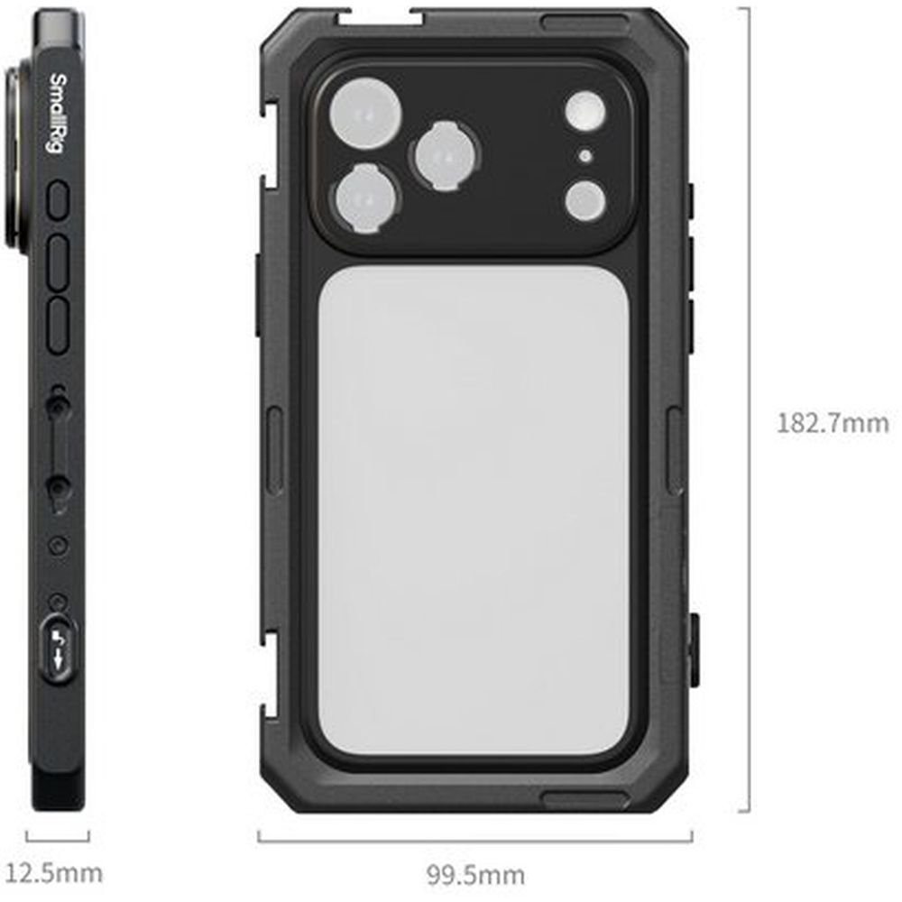 SmallRig 5546 Mobiler Videokäfig für iPhone 17 Pro Max (Basic Edition)