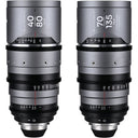 Laowa Sunlight FF 2x Anamorphic Zoom Bundle 40-80/70-135mm Silber