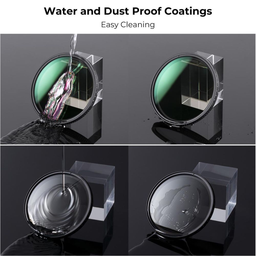 K&F Concept Variabler ND-Filter ND2-400 - 67mm