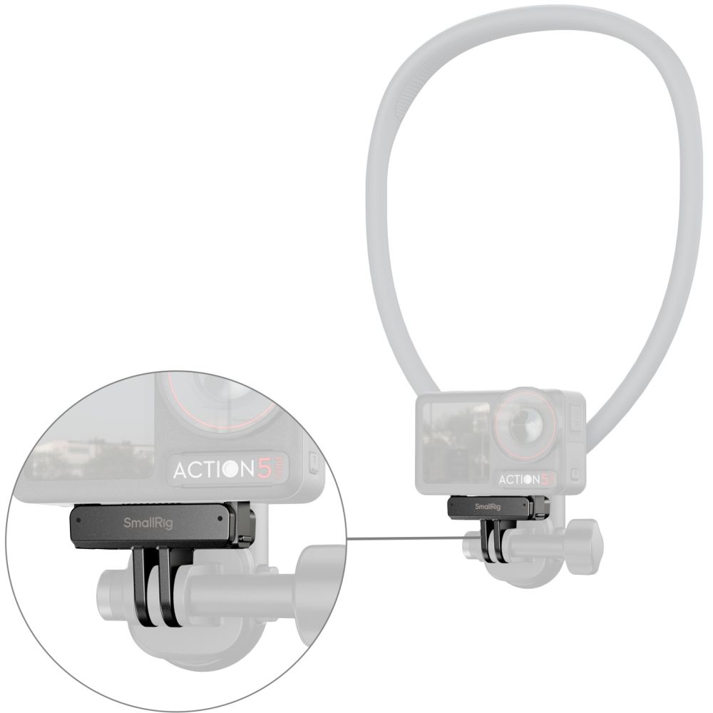 SmallRig 5813 Quick Release Mount adapter for DJI Osmo 360 / Action 5 Pro / 4 / 3