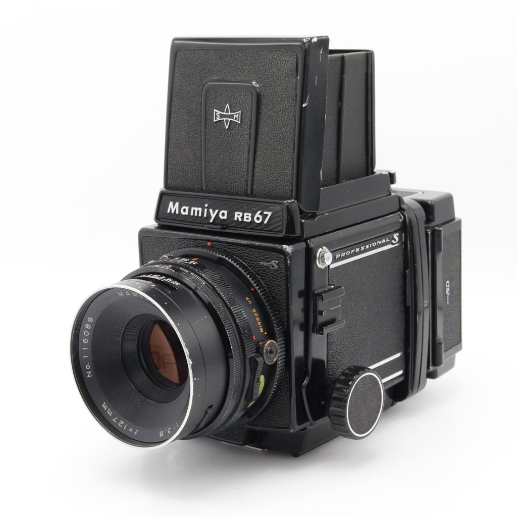 Mamiya RB67 Pro S + Mamiya Sekor C 127mm F/3.8 + 120 film back gebraucht